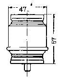 IMPA 793981 – Fuse Din Diazed Quick Acting, R2 Ac500v 125a