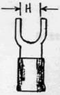 IMPA 794532 – Terminal Lug Insulated Spade, 1.25mm2 Hole Dia 3.5mm Red