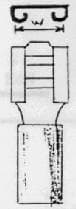 IMPA 794546 – Terminal Lug Insulated, Receptacle 1.25mm2 W:4mm Red