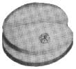 IMPA 794867 – Insulator Antenna Type D, Porcelain 75mm Diam